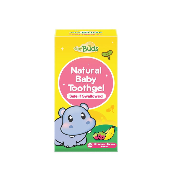 Tiny Buds Baby Toothgel Stage 1 - Strawberry Banana 55g - Extra Value Mart